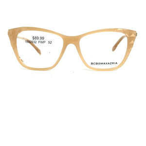 BCBGMAXAZRIA Eyeglasses, Frames Only, Esmeralda, 52-15-135, Plastic, 20766
